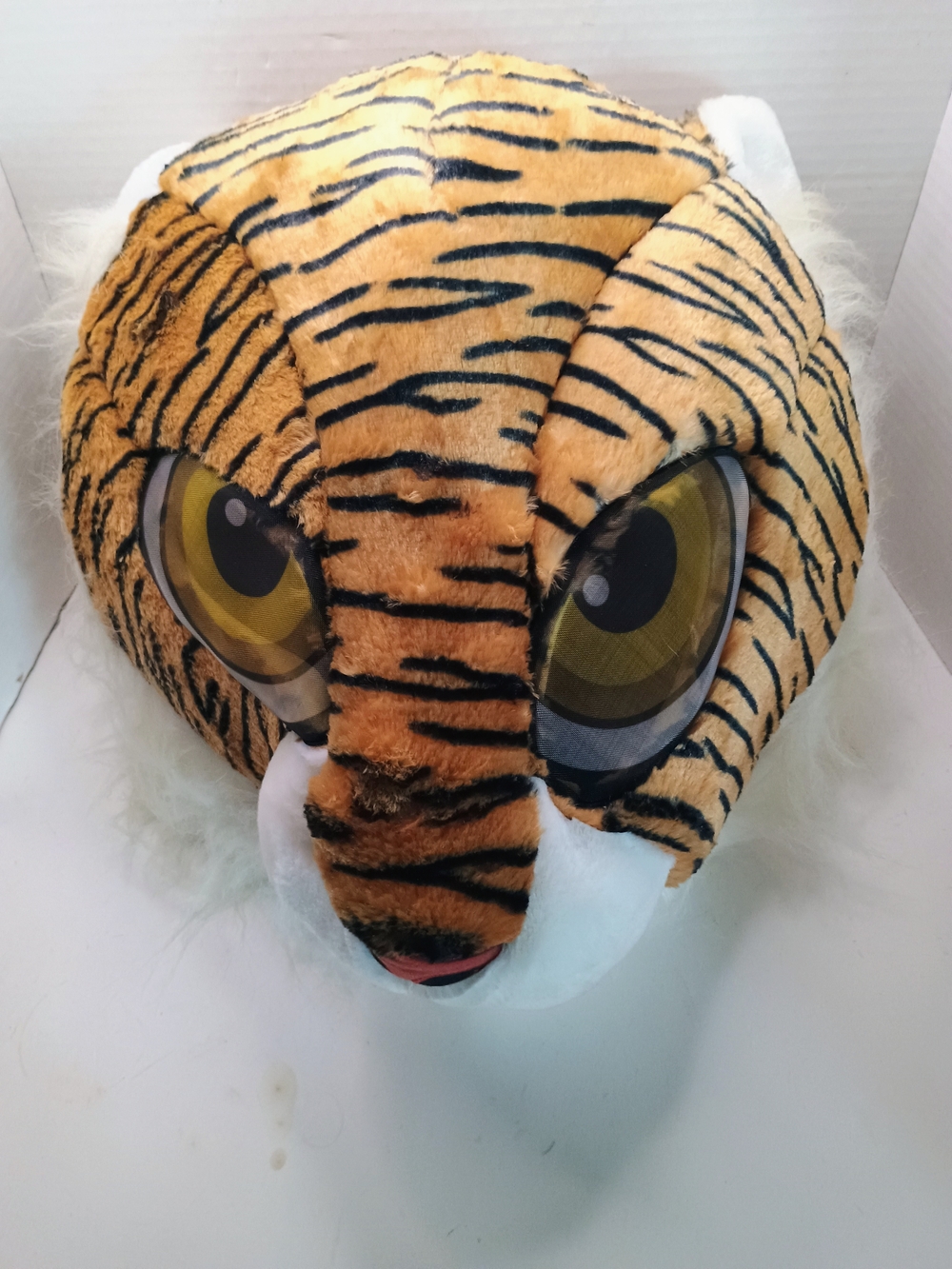 Dan Dee Plush Tiger Costume Head in Orange, Black, White